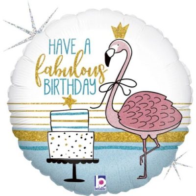 18 Μπαλόνι γενεθλίων Fabulous Φλαμίνγκο