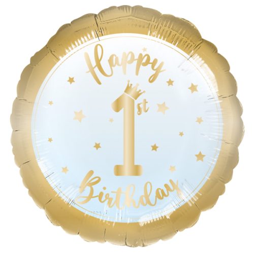 18 Μπαλόνι Happy 1st Birthday Boy