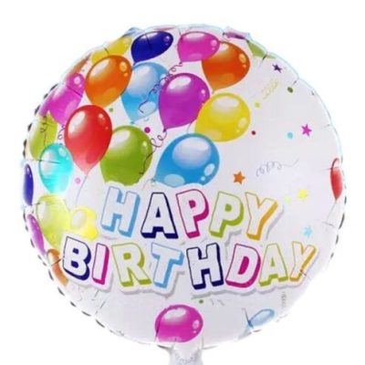 18 Μπαλόνι Happy Birthday balloons