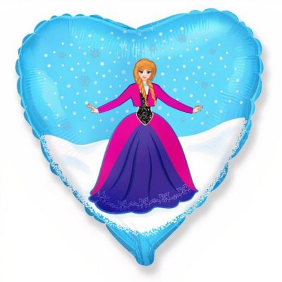 18 Μπαλόνι καρδιά Frozen - Πριγκίπισσα Άννα