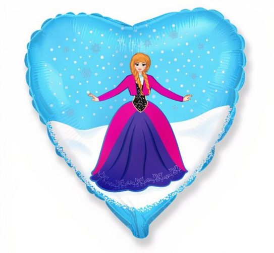 18 Μπαλόνι καρδιά Frozen - Πριγκίπισσα Άννα