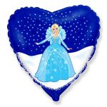 18 Μπαλόνι καρδιά Frozen Πριγκίπισσα Έλσα