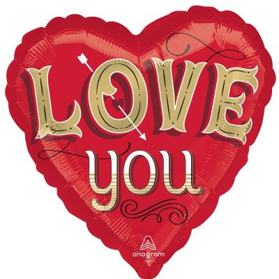 18 Μπαλόνι καρδιά Just My Type Love You