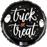 18 Μπαλόνι μαύρο Trick or Treat