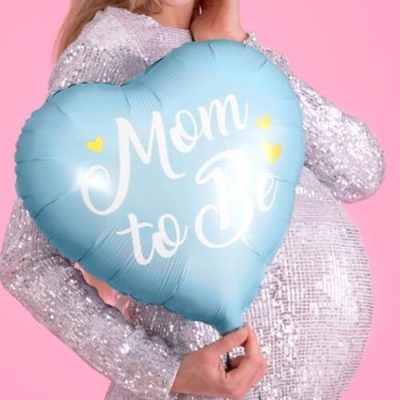 18 Μπαλόνι Mom to Be Γαλάζιο
