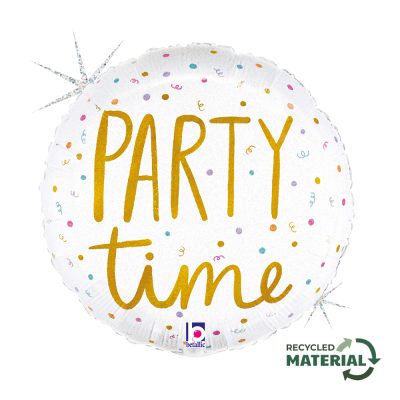 18 Μπαλόνι Party Time Σαμπάνια