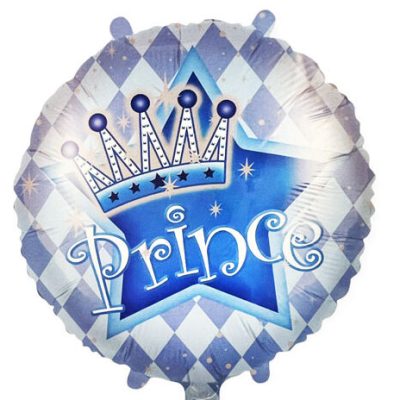 18 Μπαλόνι Prince με στέμμα