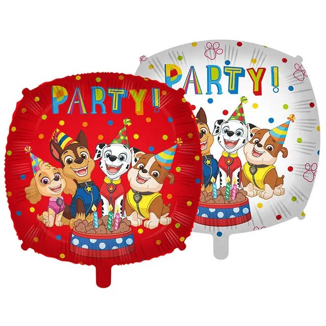 18 Μπαλόνι τετράγωνο Paw Patrol - Party 18 Μπαλόνι τετράγωνο Paw Patrol - Party