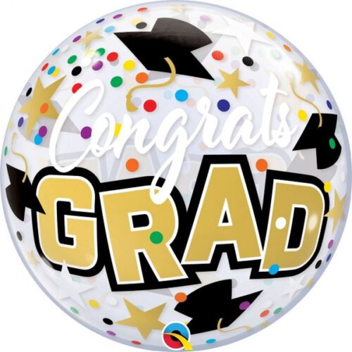 22 Μπαλόνι Bubble Congrats Grad