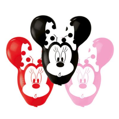 22 Σετ Μπαλόνια Αφτιά Minnie Mouse 4 τεμ