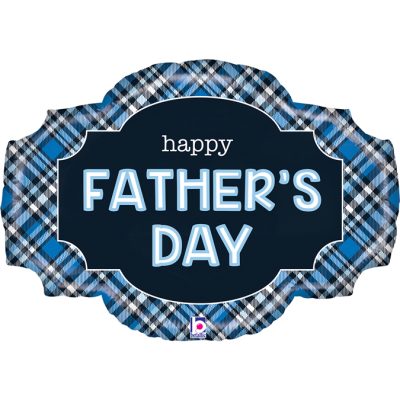 25 Μπαλόνι Father's Day Καρό
