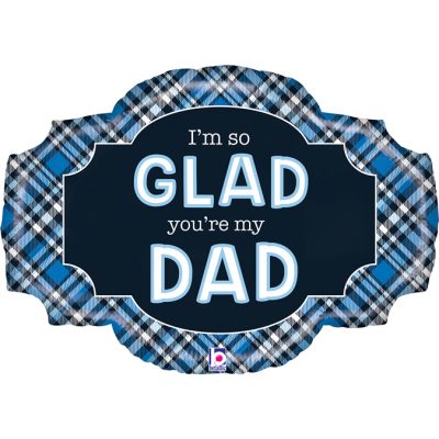 25 Μπαλόνι Father's Day Καρό