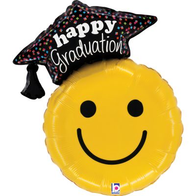 26 Μπαλόνι Αποφοίτησης Emoji Smiley