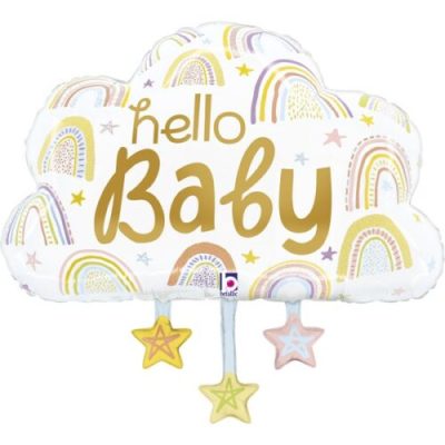 28'' Μπαλόνι Συννεφάκι Hello Baby