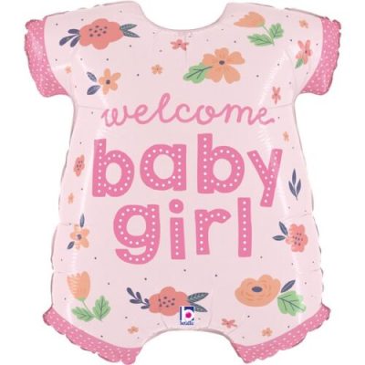 31 Μπαλόνι Φορμάκι Welcome Baby Girl