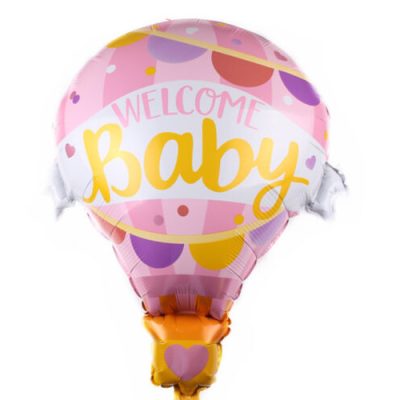 31 Μπαλόνι Welcome Baby Girl Αερόστατο