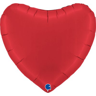 36'' Μπαλόνι Καρδιά Κόκκινο Ρουμπίνι