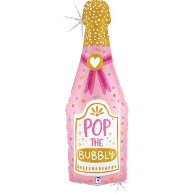 37 Μπαλόνι ροζ Σαμπάνια Bubbly
