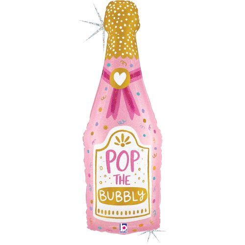 37 Μπαλόνι ροζ Σαμπάνια Bubbly