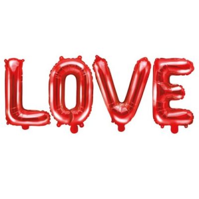  55'' Μπαλόνι Αγάπης Love Κόκκινο