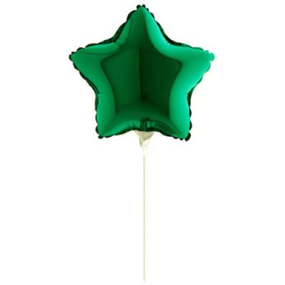 5 Mini Shape Μπαλόνι Αστέρι Πράσινο