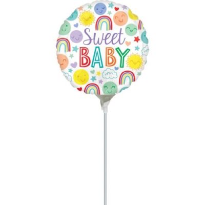 9 Mini Shape Μπαλόνι Sweet Baby Icons