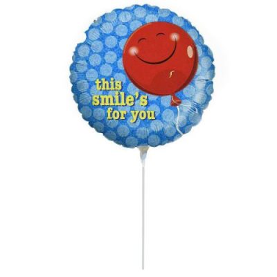 9 Mini Shape Μπαλόνι 'Τhis smile's for you'