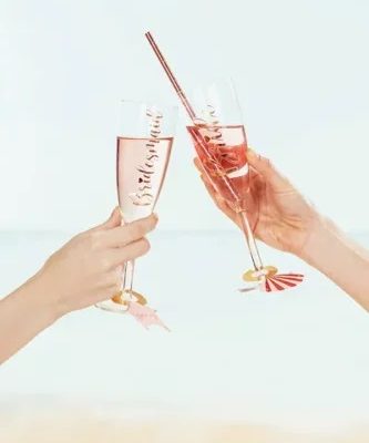 Αυτοκόλλητα Bride & Bridesmaid 6 τεμ