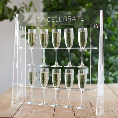 Ακρυλικό Σταντ Για Ποτά - Let's Celebrate
