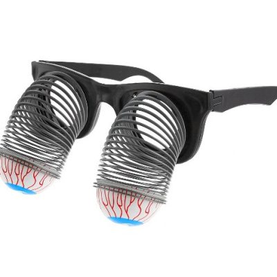 Αποκριάτικα Γυαλιά Μάτια με Ελατήριο