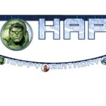 Avengers Γιρλάντα Happy Birthday 2m
