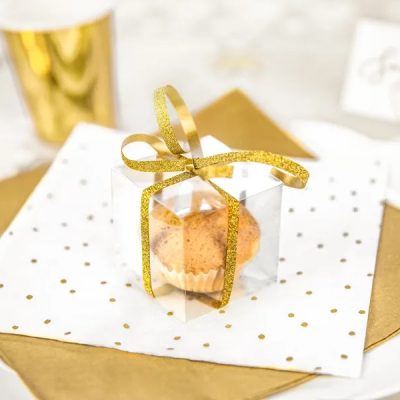 Χαρτοπετσέτες άσπρες πουά 20 τεμ