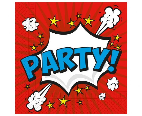 Χαρτοπετσέτες Boom Party 20 τεμ