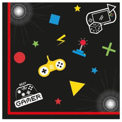 Χαρτοπετσέτες Gaming Party 20 τεμ