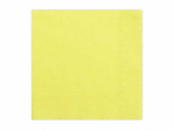 Χαρτοπετσέτες Κίτρινες 20 τεμ