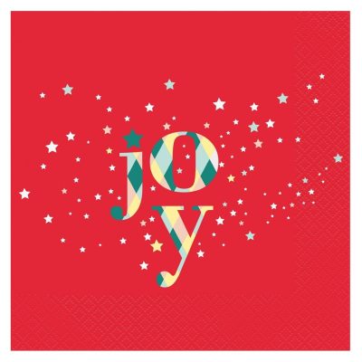 Χαρτοπετσέτες κόκκινες Joy 20 τεμ