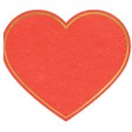 Χαρτοπετσέτες κόκκινη καρδιά 20 τεμ