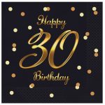 Χαρτοπετσέτες πάρτυ 30th Birthday 20 τεμ