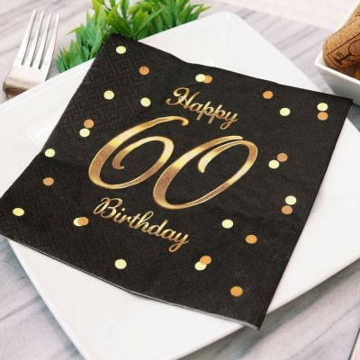 Χαρτοπετσέτες πάρτυ 60th Birthday 20 τεμ