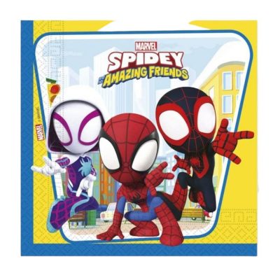 Χαρτοπετσέτες πάρτυ Marvel's Spidey 20 τεμ