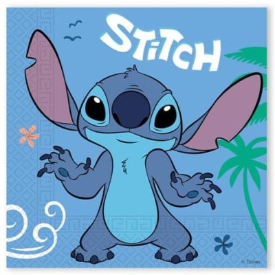 Χαρτοπετσέτες πάρτυ Stitch & Angel 20 τεμ