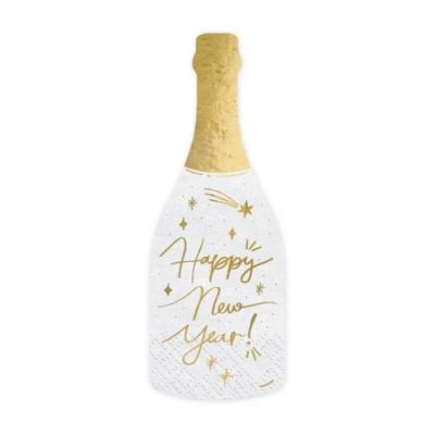 Χαρτοπετσέτες Σαμπάνια - Happy New Year 20 τεμ
