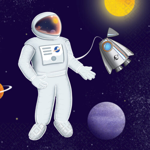 Χαρτοπετσέτες Space Party 16 τεμ