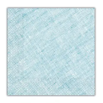 Χαρτοπετσέτες Τιρκουάζ σχέδιο πλέξη 20 τεμ