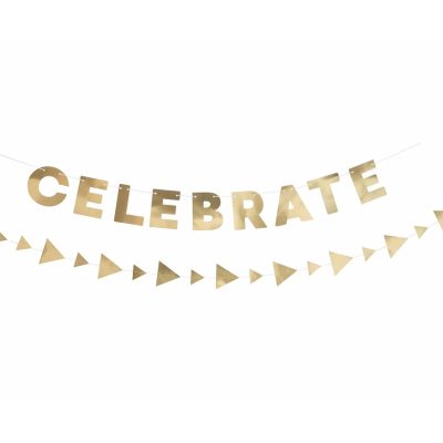 Χρυσή Γιρλάντα Celebrate 2m