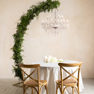 Χρυσό Μεταλλικό Σταντ για Πολυέλαιο 230cm