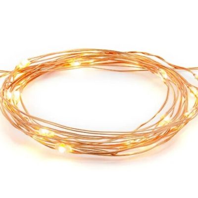 Διακοσμητικά φωτάκια LED σε σύρμα 1.90m