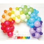 DIY Γιρλάντα με Μπαλόνια Rainbow 78 μπαλόνια