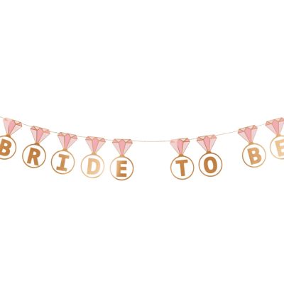 Γιρλάντα Bachelor Bride to Be με μονόπετρα 2.5 m