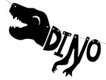 Γιρλάντα Dino Party 90x20cm